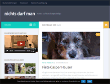 Tablet Screenshot of nichts-darf-man.de